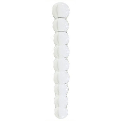  Gode en verre Snowball 12.6 x 2cm